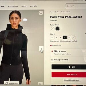 Push Your Pace Jacket Lululemon